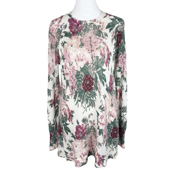 Show Me Your Mumu Campfire Knit Sweater Duches Darling Floral Coquette Sz Small - Picture 3 of 8